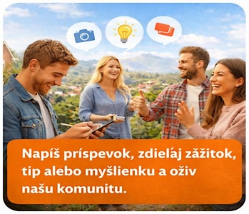 Napíš príspevok a oživ komunitu